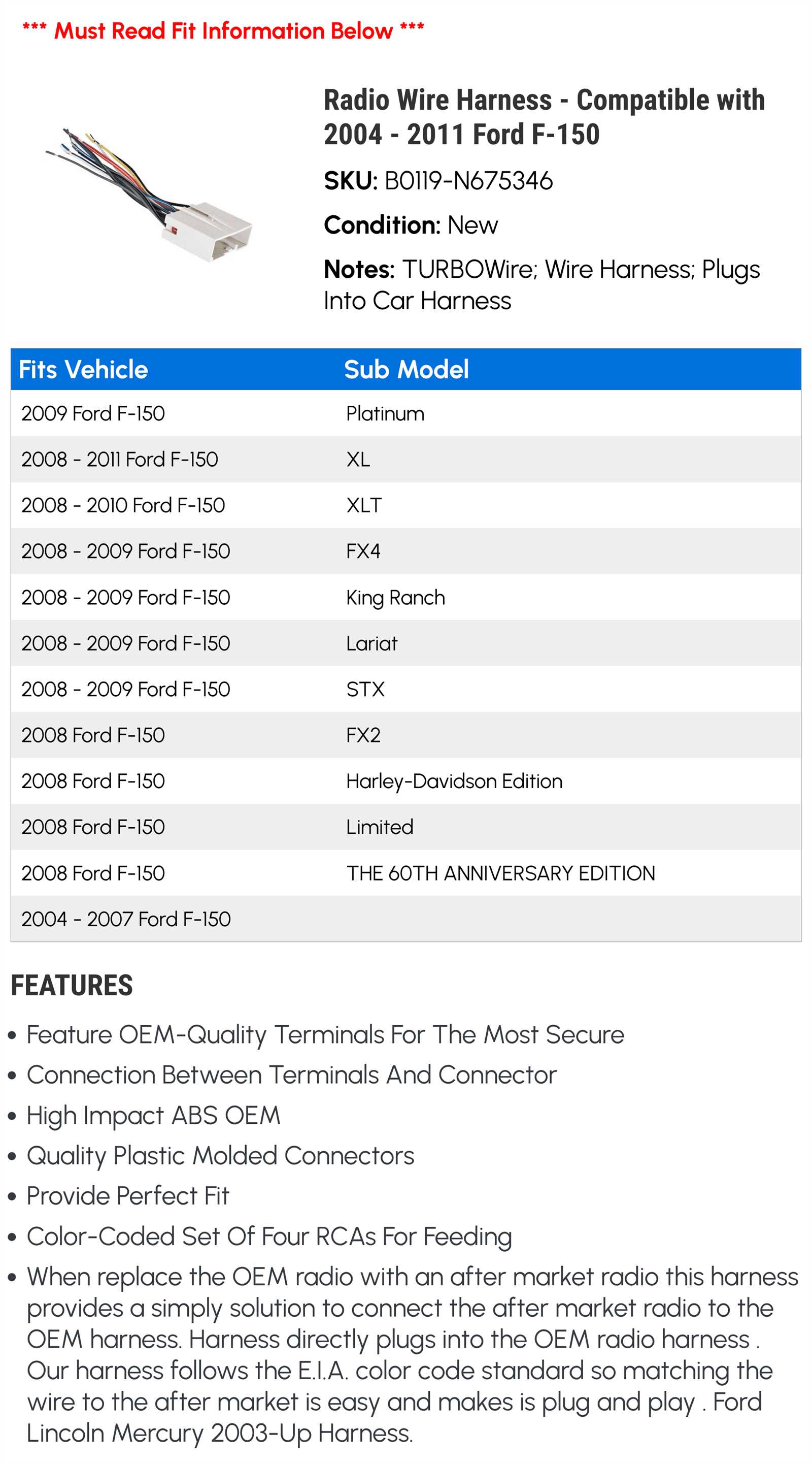 04 f150 radio wiring diagram