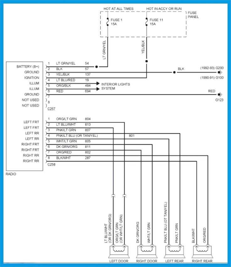 05 chrysler 300 radio wiring diagram