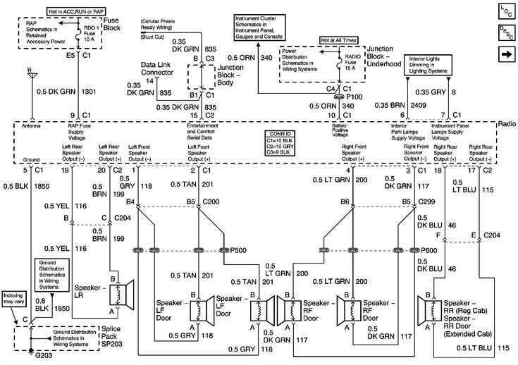 07 tahoe radio wiring diagram