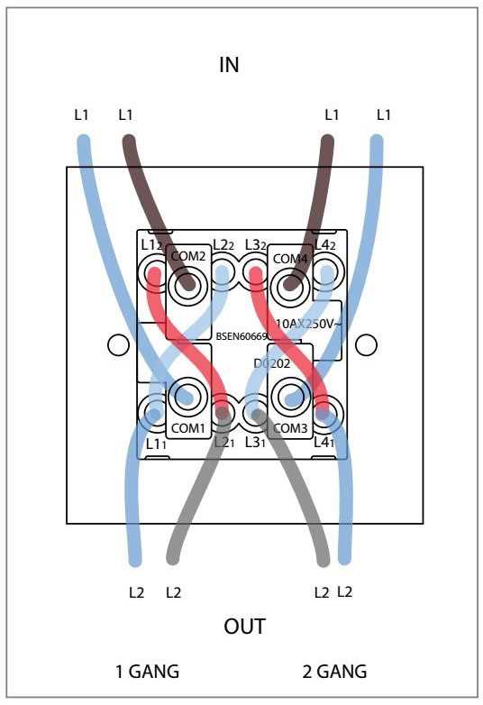 1 way switch wiring diagram