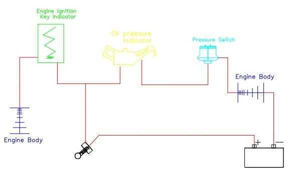 1 wire oil pressure switch wiring diagram