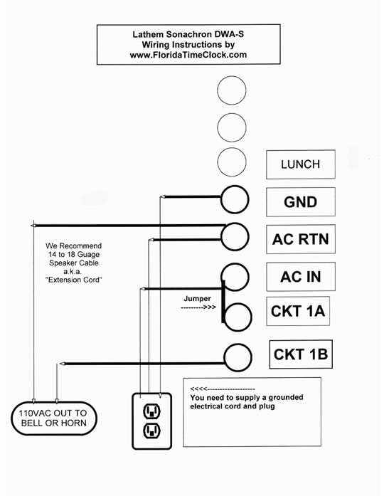 110 plug wiring diagram