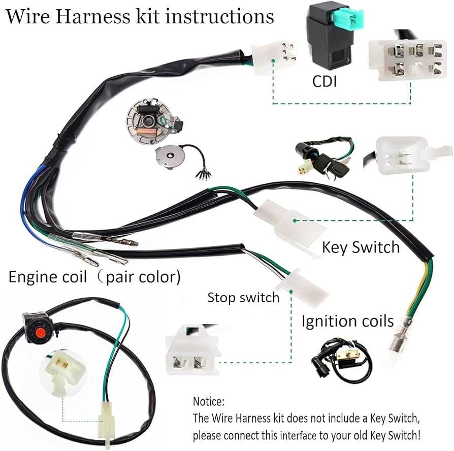 110cc wiring harness diagram