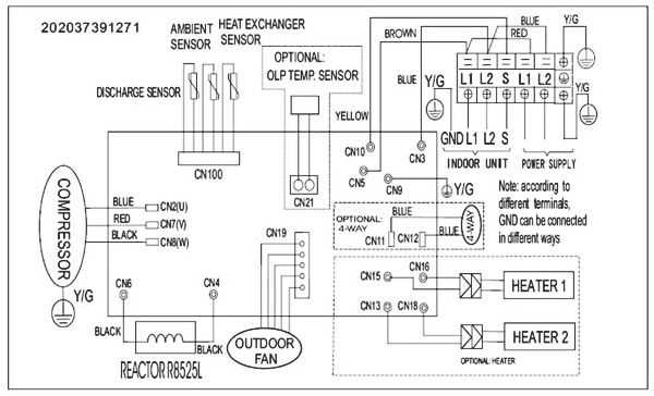 115v mini split wiring diagram