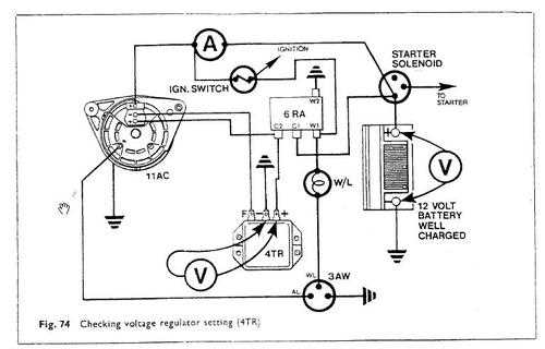 12 volt alternator wiring diagram