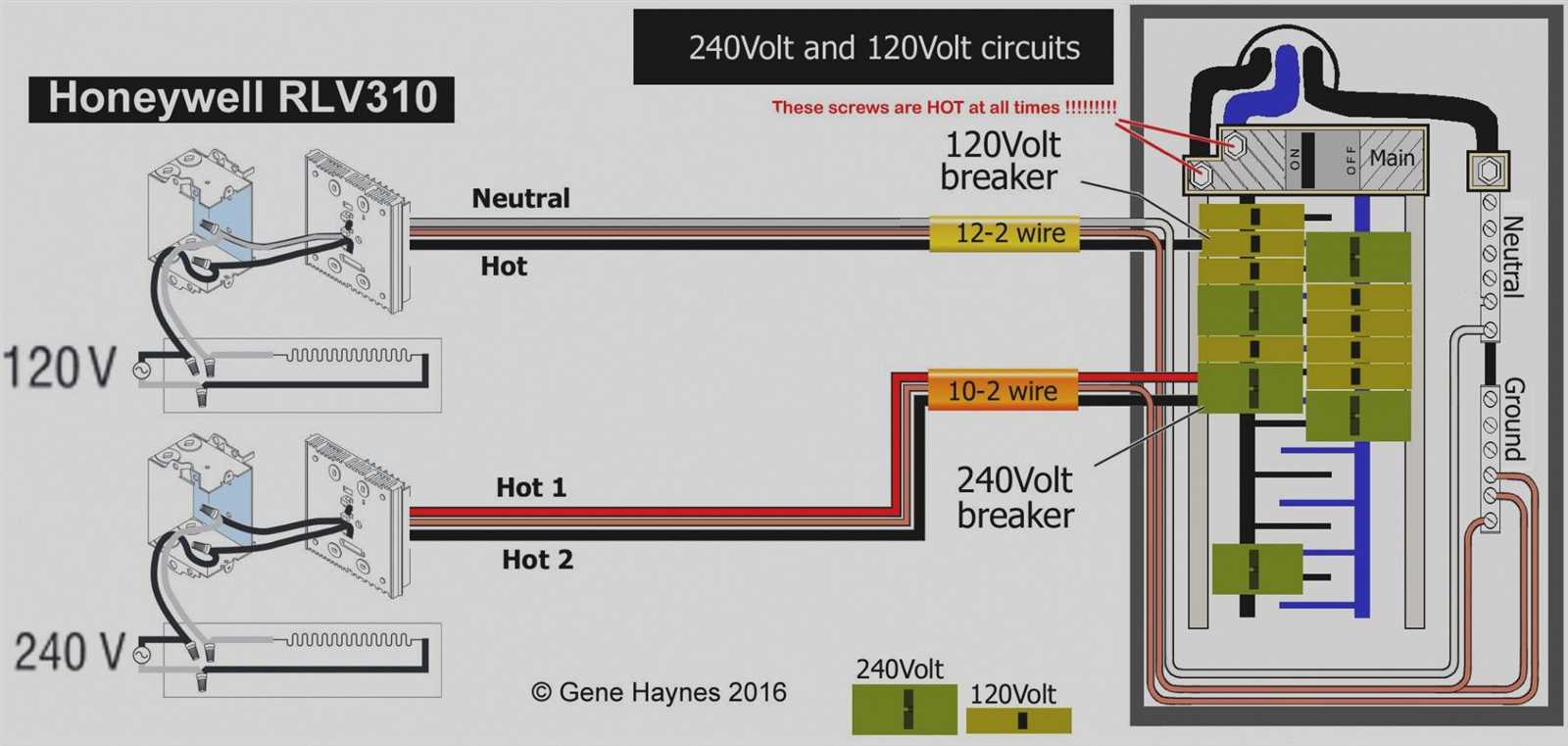 120 volt baseboard heater wiring diagram