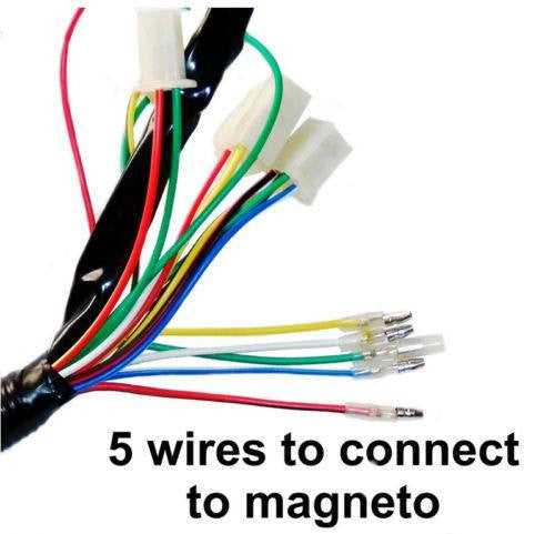 125cc wiring harness diagram