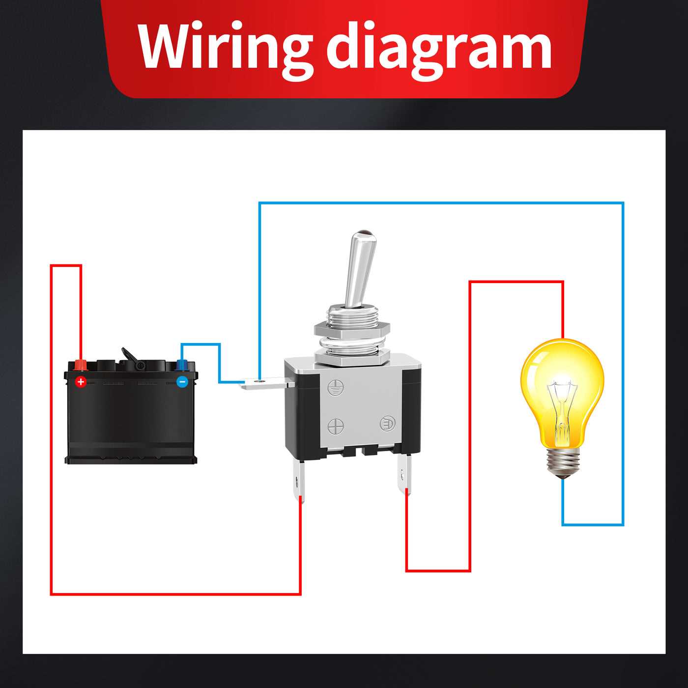 12v on off on toggle switch wiring diagram