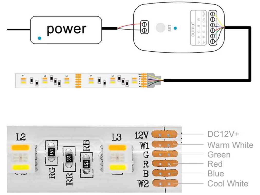 12v rgb led strip wiring diagram