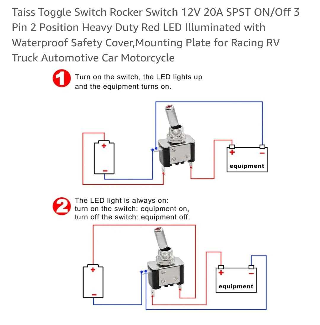 12v on off on toggle switch wiring diagram