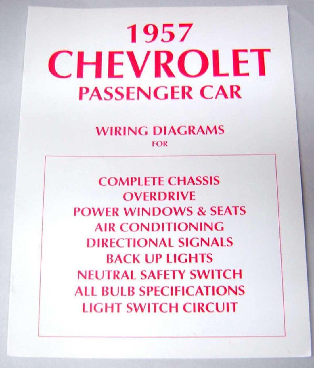 1957 chevrolet wiring diagram