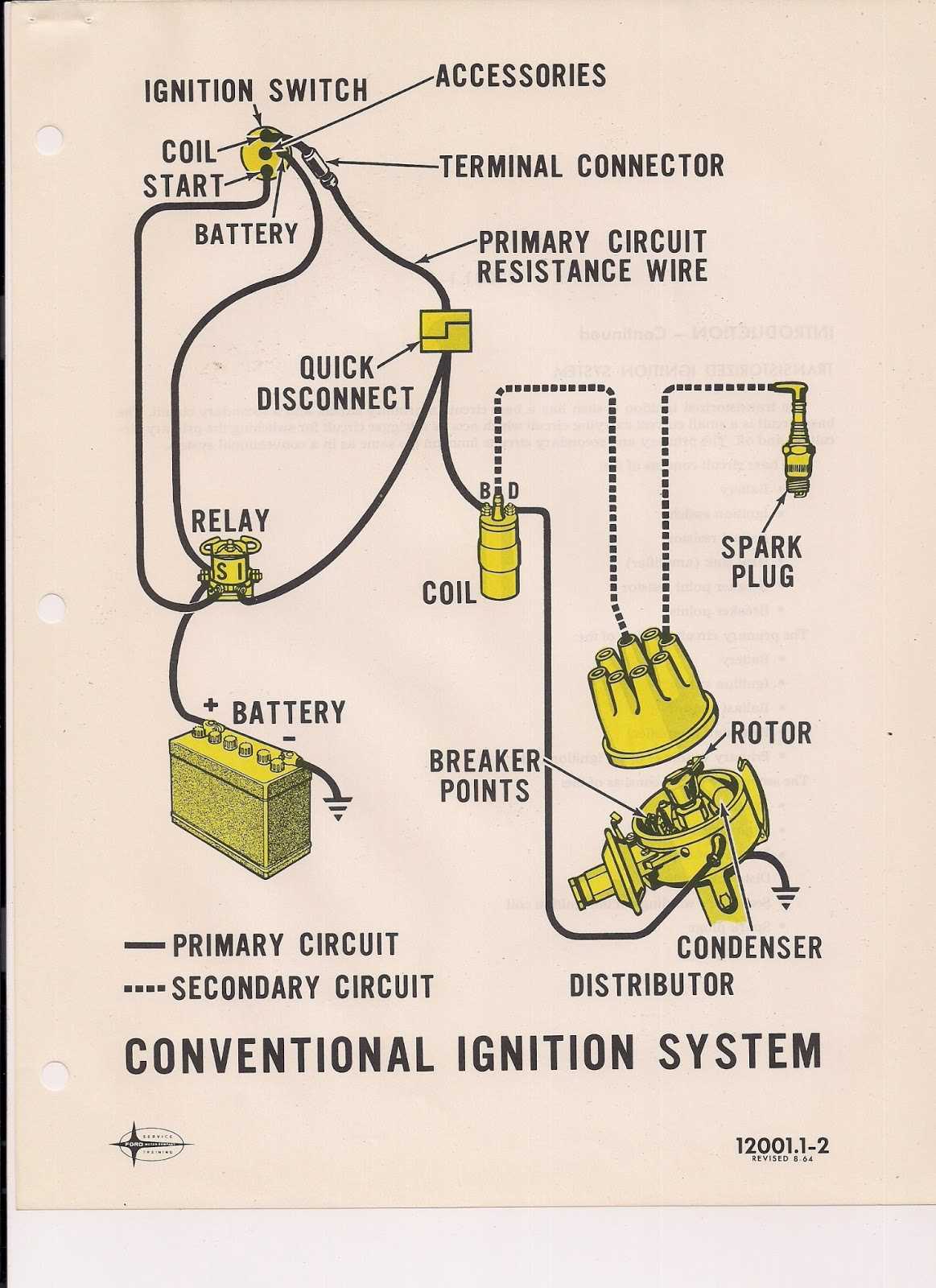 1965 mustang ignition switch wiring diagram