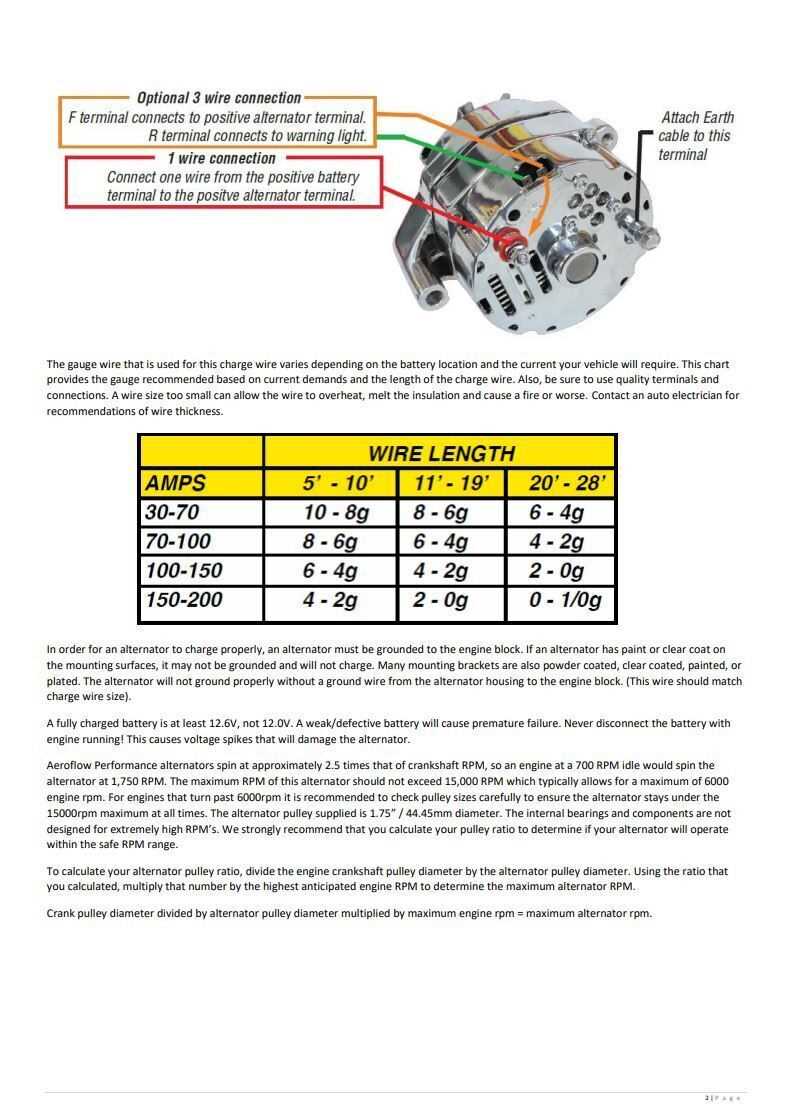 1966 mustang alternator wiring diagram