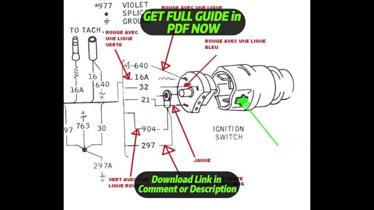 1968 mustang ignition switch wiring diagram