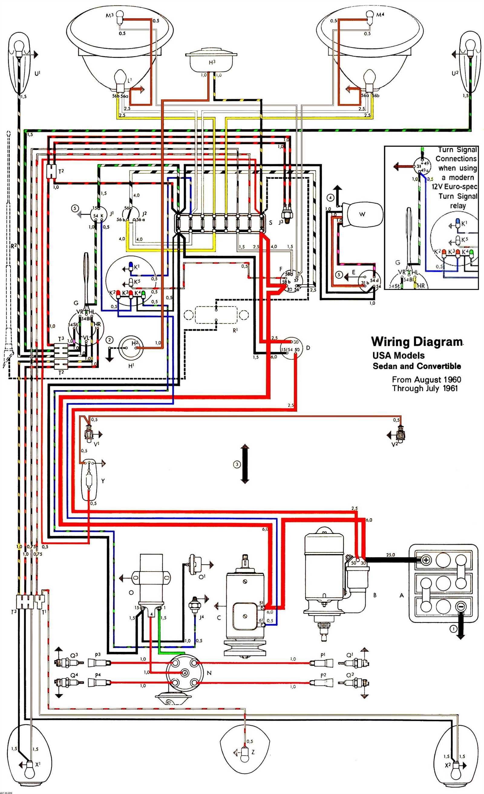 1974 volkswagen beetle wiring diagram