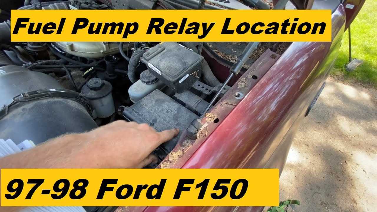 1988 ford f150 fuel pump relay wiring diagram