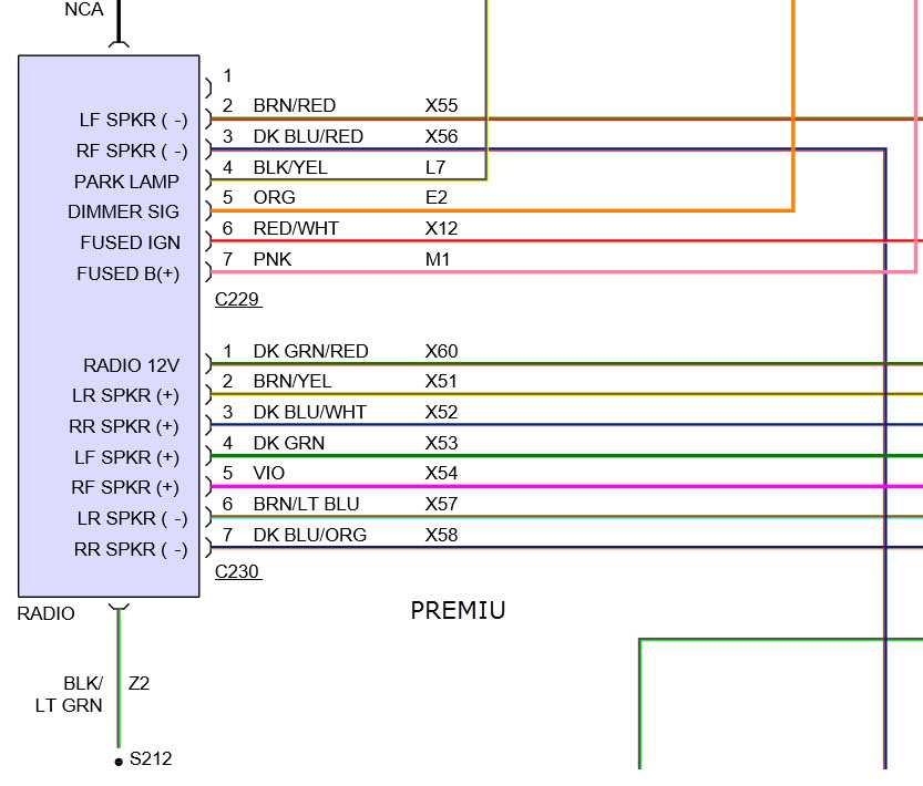 1999 dodge ram radio wiring diagram