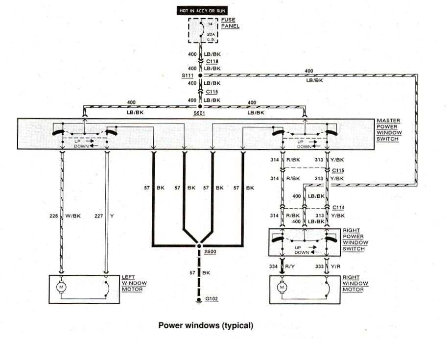 1999 ford ranger wiring diagram