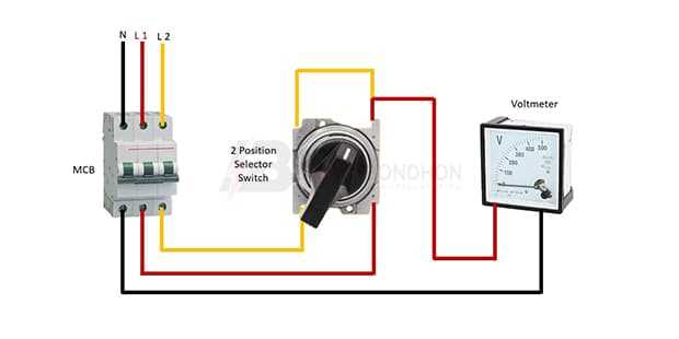 2 position switch wiring diagram