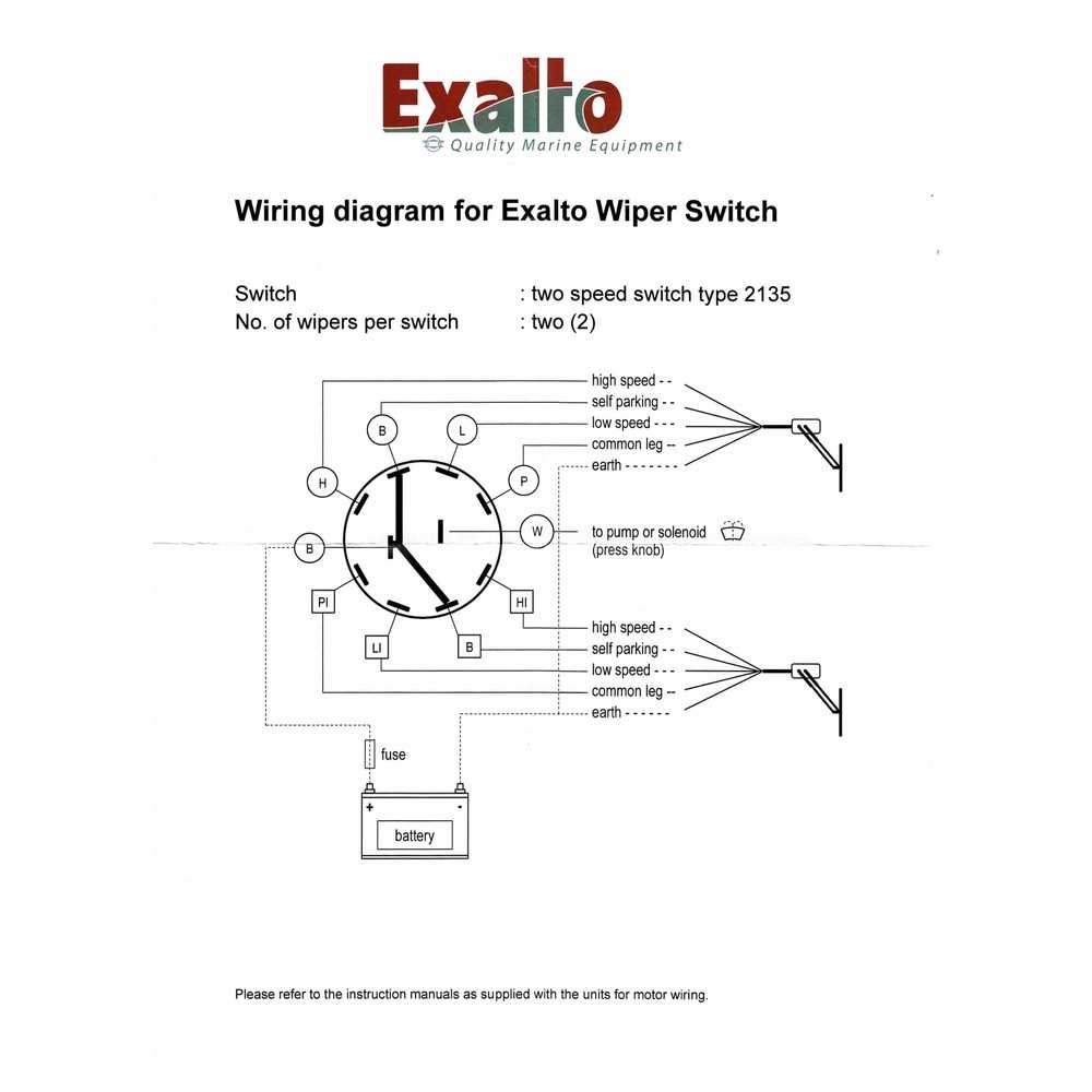 2 speed wiper switch wiring diagram