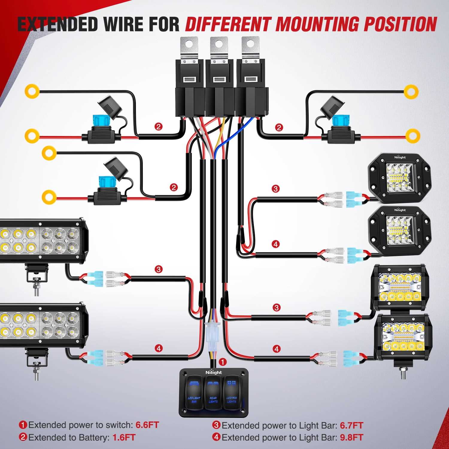 2 wire led light bar wiring diagram