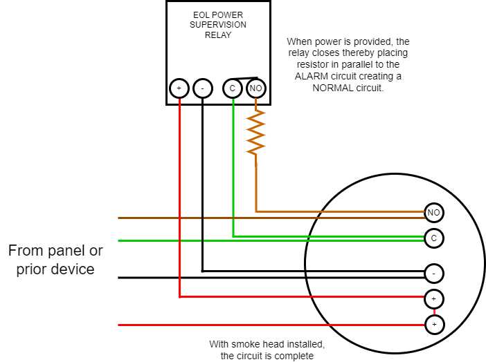 2 wire smoke detector wiring diagram