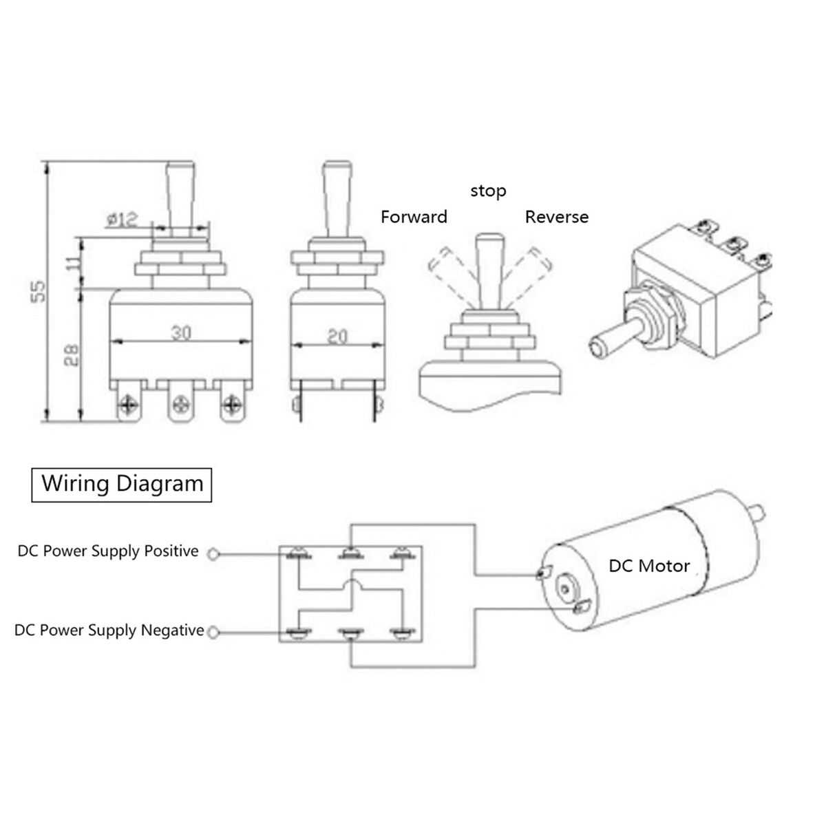 2 pin toggle switch wiring diagram