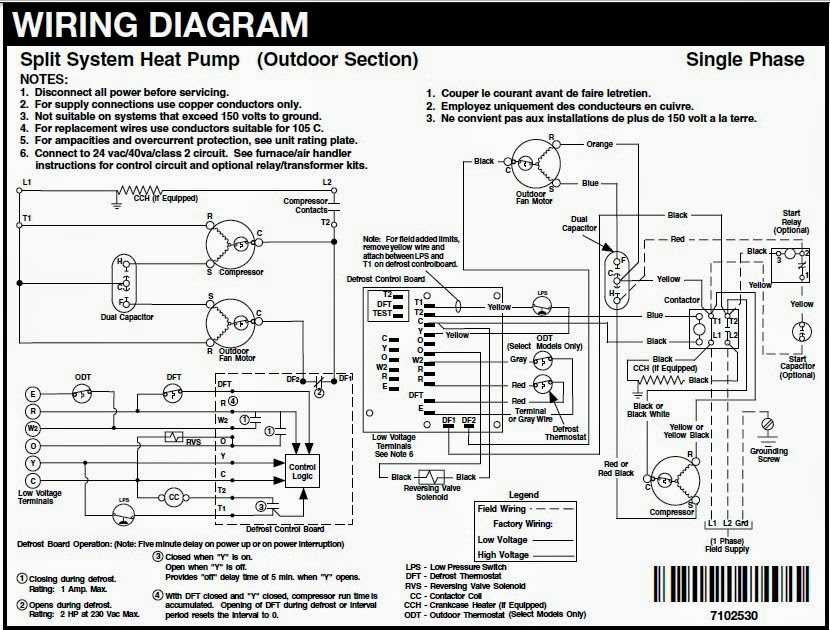 2 stage air conditioner wiring diagram