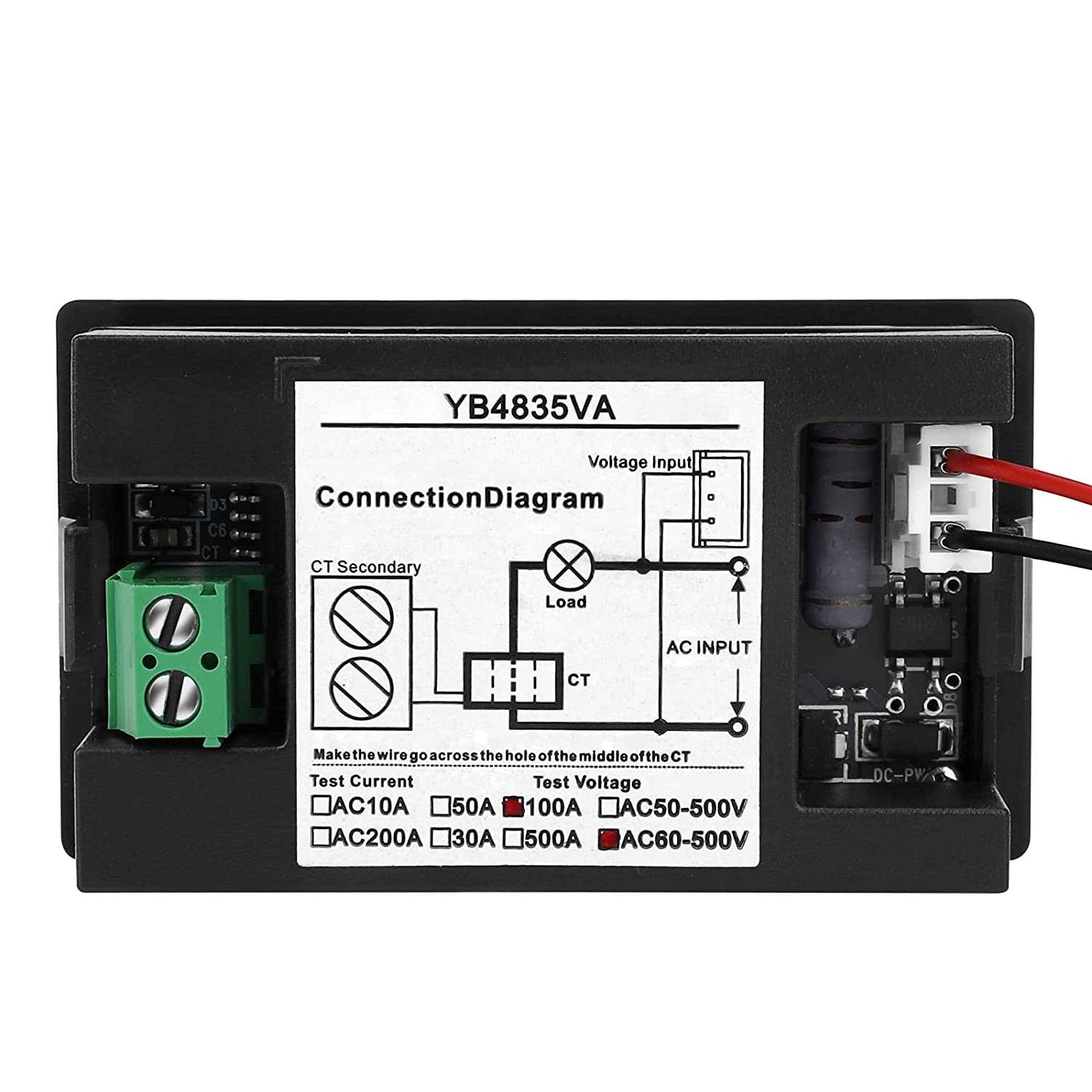 2 wire voltmeter wiring diagram