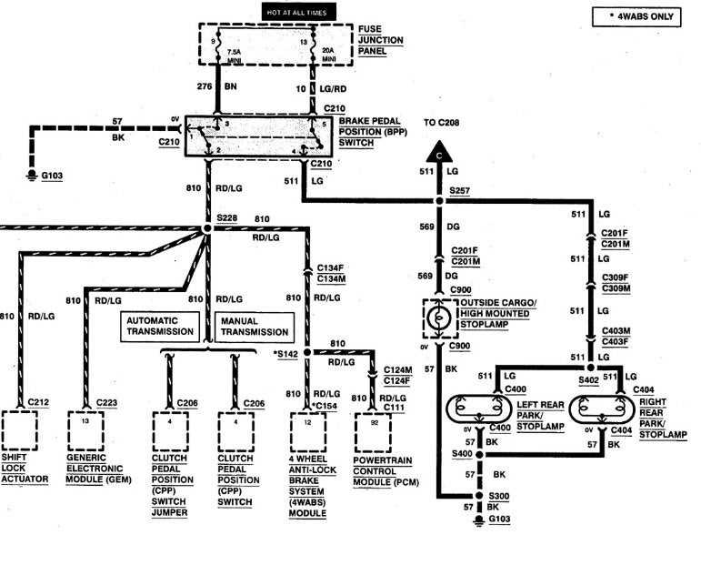 2000 f350 tail light wiring diagram