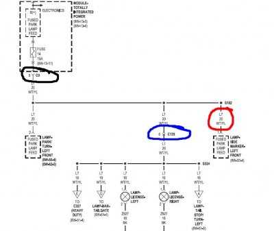 2000 silverado tail light wiring diagram