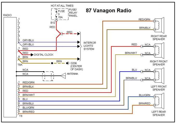 2001 dodge dakota radio wiring diagram