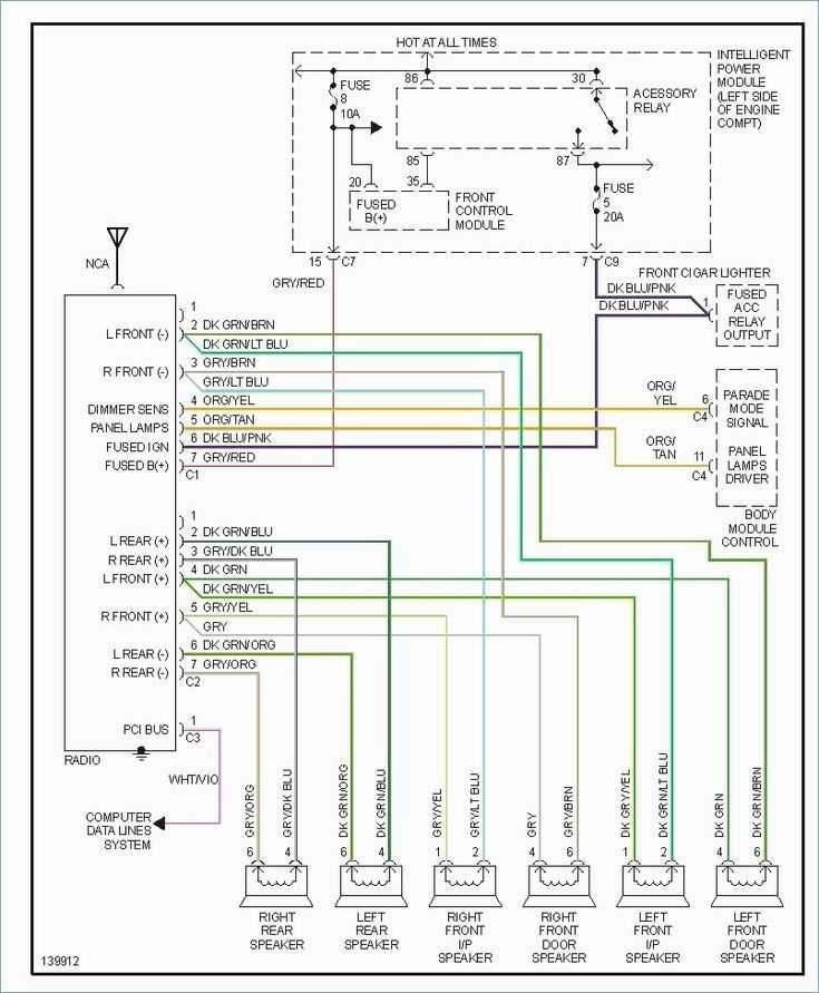 2002 dodge ram radio wiring diagram