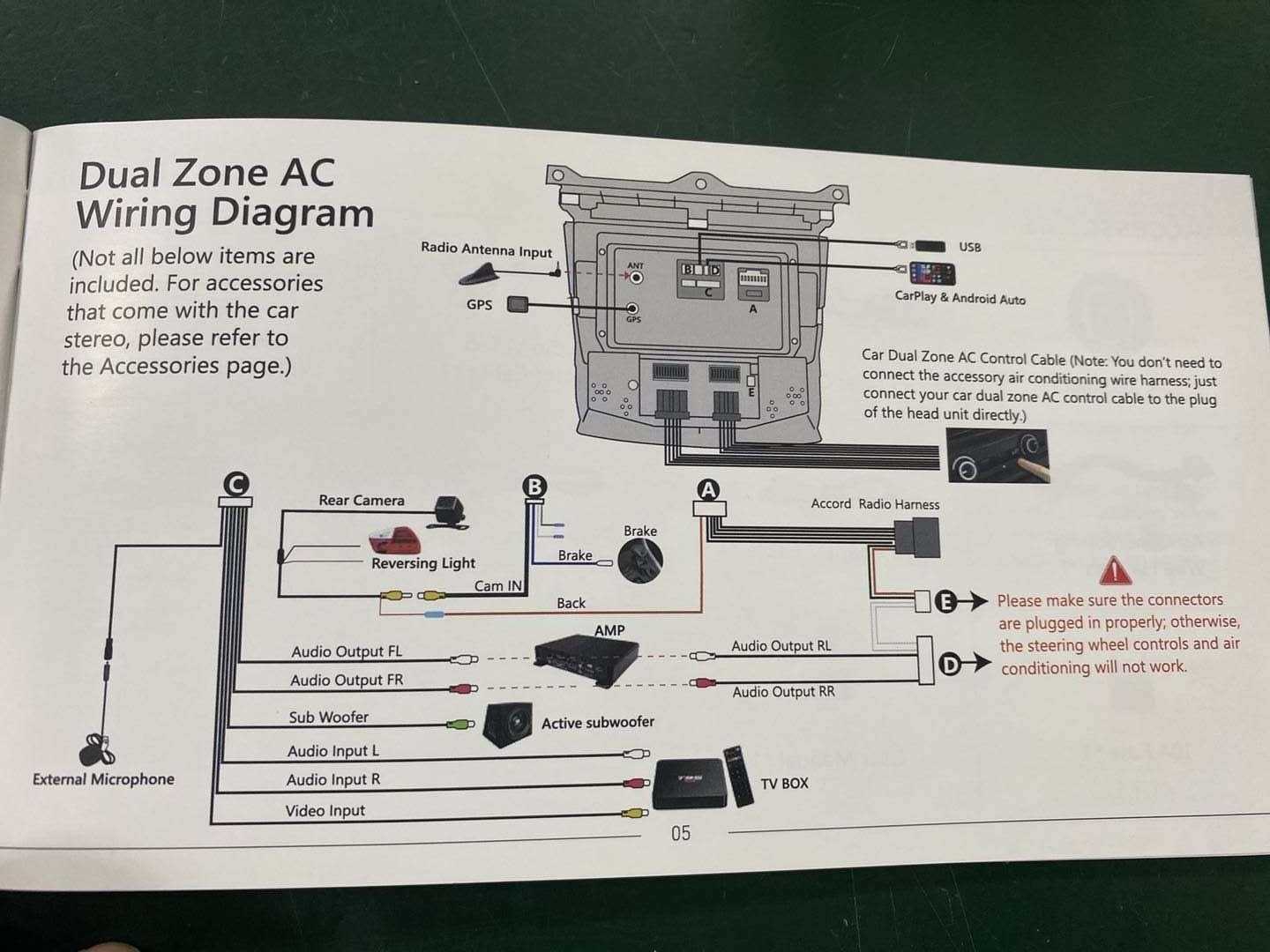 2003 honda accord radio wiring diagram