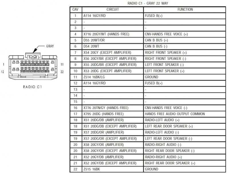 2004 dodge durango stereo wiring diagram