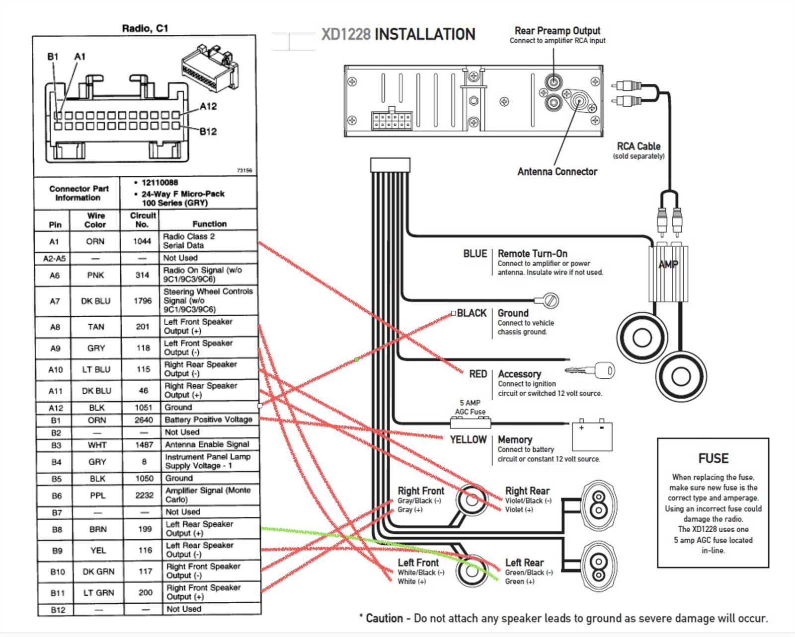 2004 gmc sierra radio wiring diagram