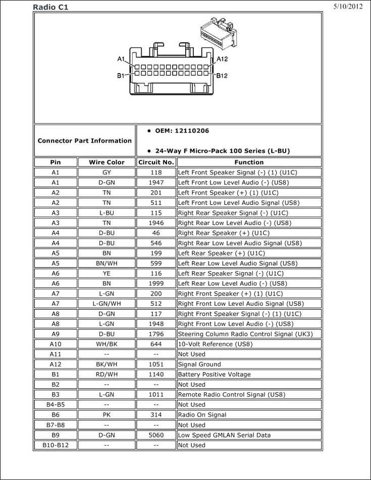 2005 chevy malibu stereo wiring diagram