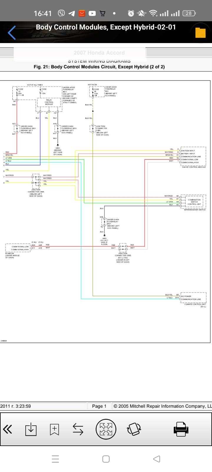 2005 honda accord stereo wiring diagram