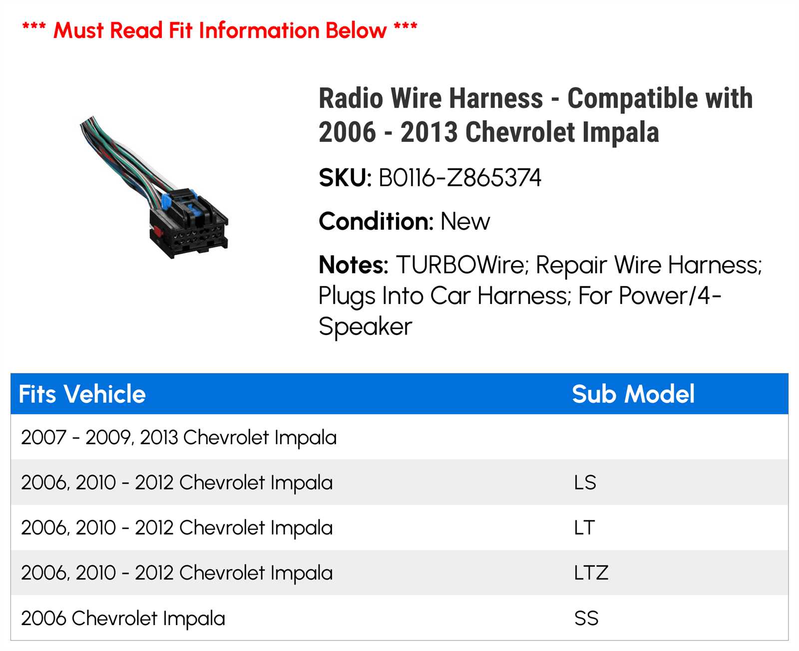 2007 chevy impala wiring diagram