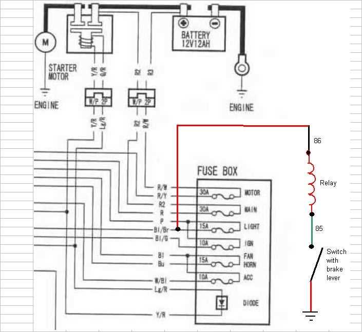 2007 honda rancher 420 wiring diagram