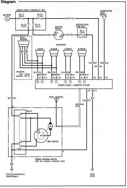 2008 honda accord radio wiring diagram