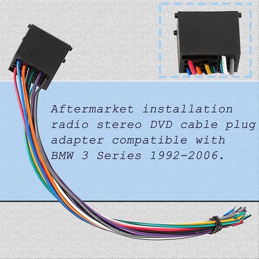 2008 bmw 328xi radio harness wiring diagram