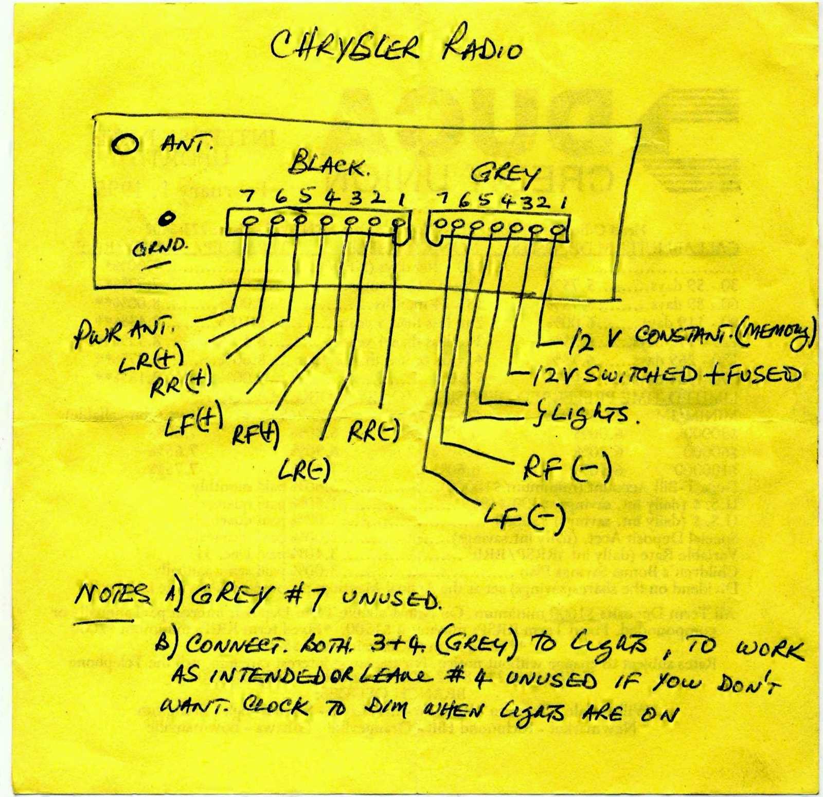 2008 dodge charger stereo wiring diagram