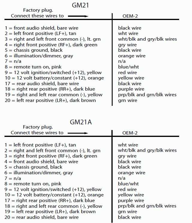 2009 chevy impala radio wiring diagram