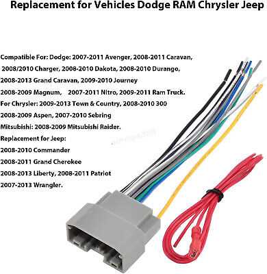 2009 dodge ram 1500 radio wiring diagram