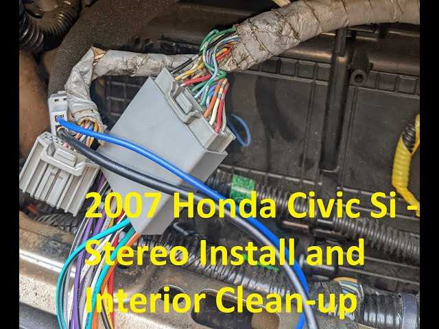 2010 honda civic radio wiring diagram