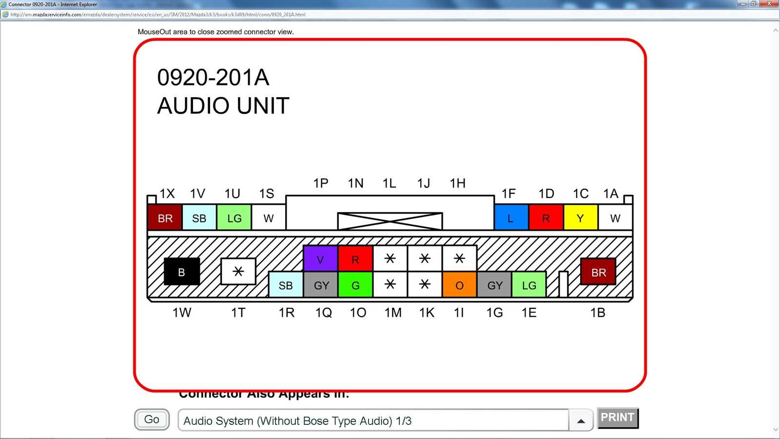 2010 mazda 3 radio wiring diagram