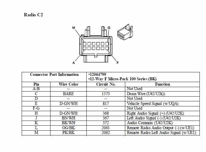 2010 chevy silverado radio wiring diagram