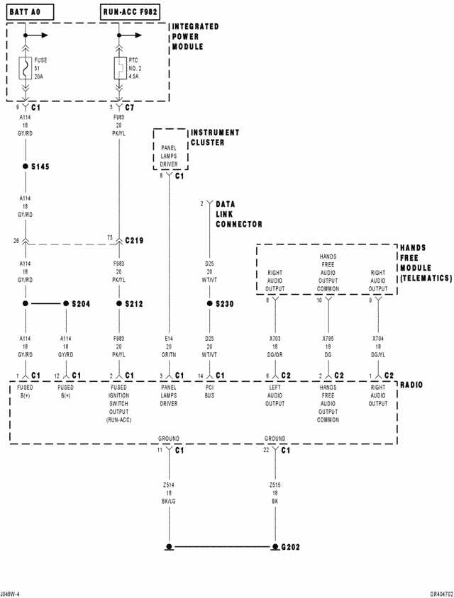 2010 dodge ram radio wiring diagram