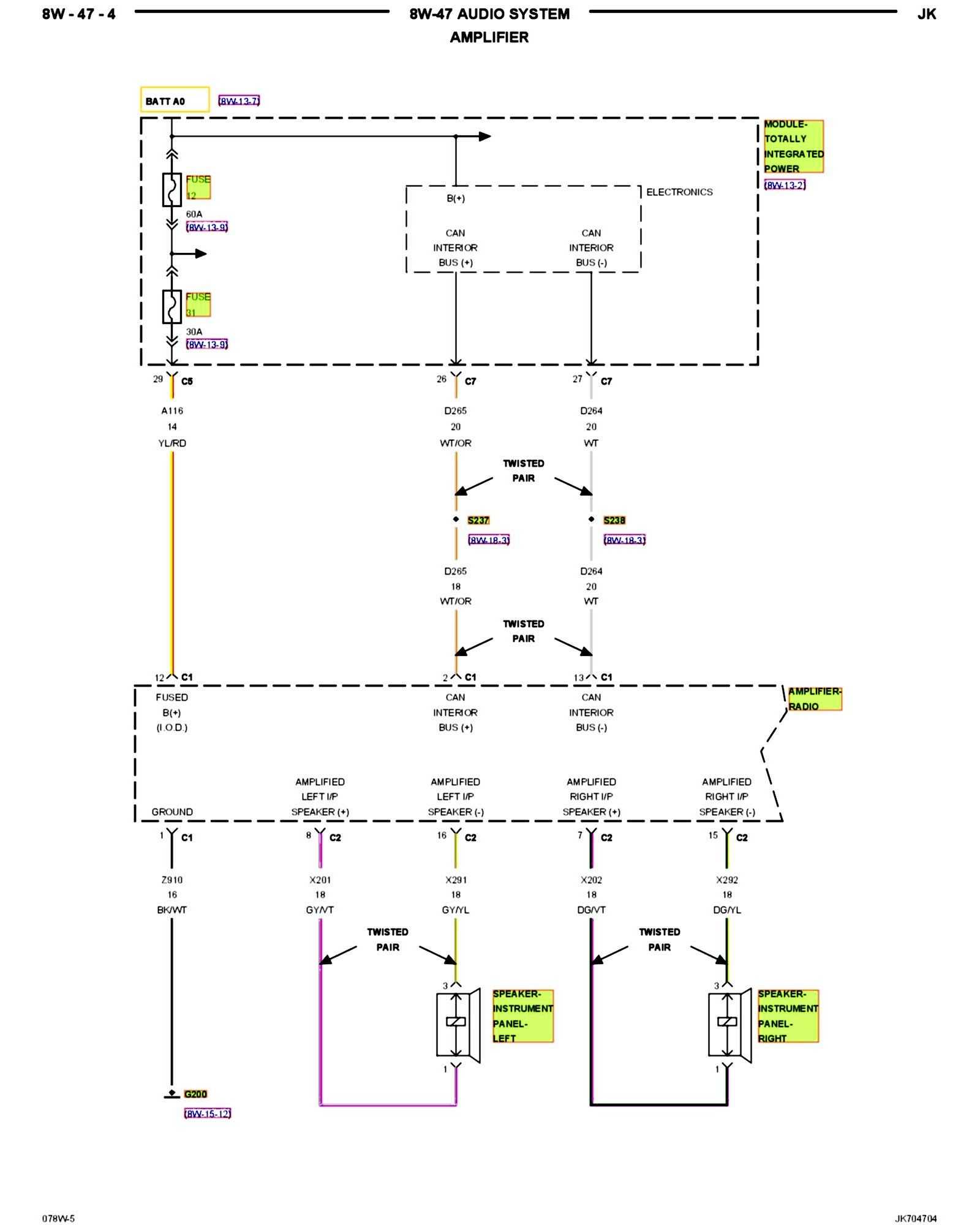 2011 jeep wrangler radio wiring diagram